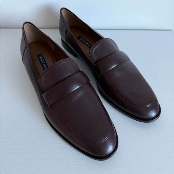 Margaux 40 Andie Burgundy Loafers - Picture 6 of 12